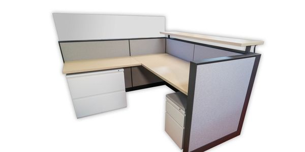 Maple reception desk